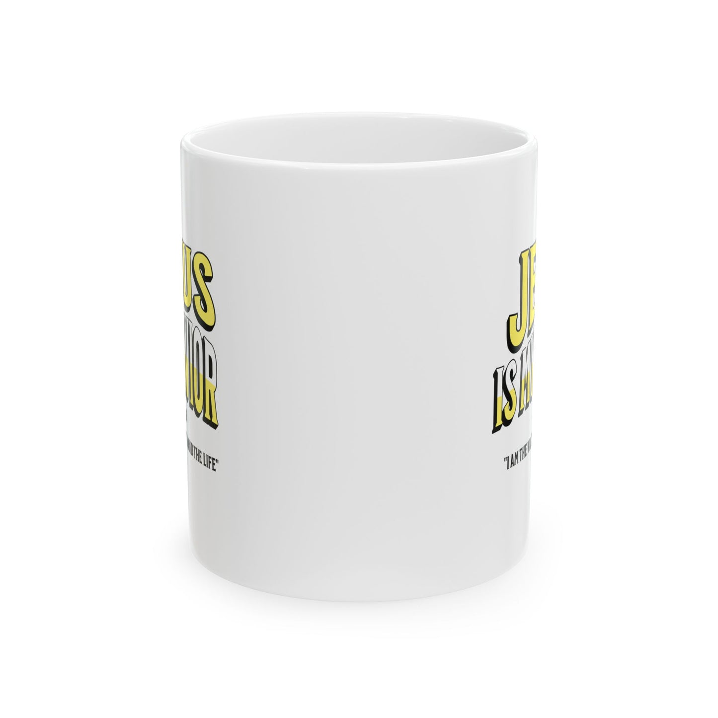 Jesus is My Savior, Christian Mug, Ceramic 11 oz Coffee Mug, Faith-Based
