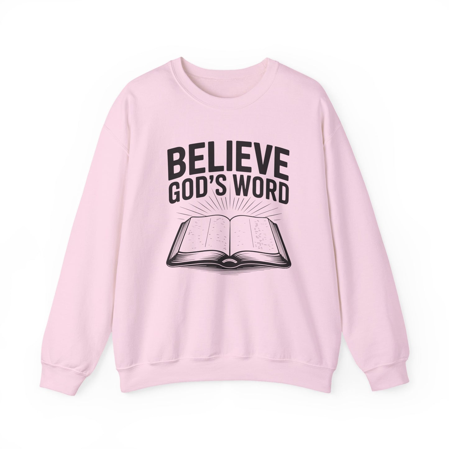Believe God's Word, Faith-Based, Unisex Heavy Blend Sweatshirt