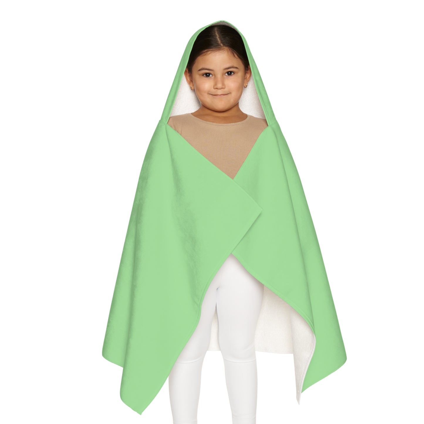 Youth Hooded Towel — Cover Me by Praying Daily to God, Christian Beach & Bath Towel