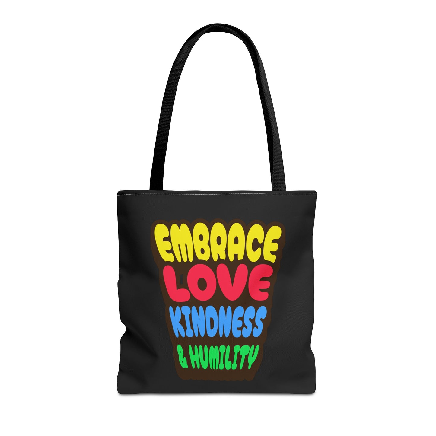 Embrace Love, Kindness & Humility, Christian Tote Bag, Inspirational Christian Gift, Bible Faith