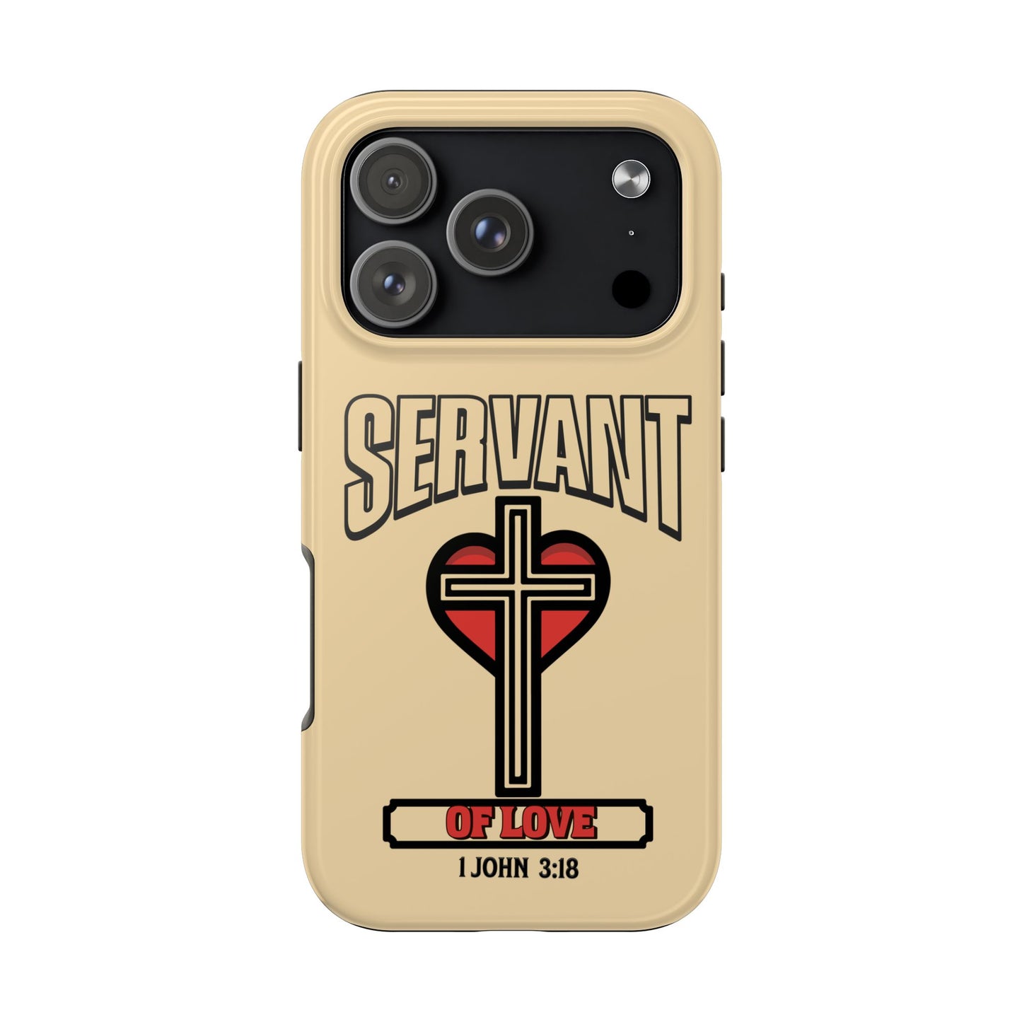 Servant of Love, Phone Case, Christian, Faith-Based