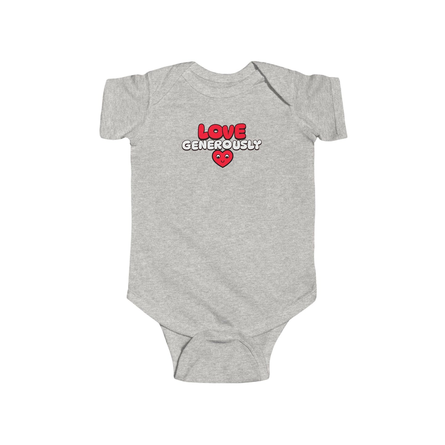 Infant Onesie-Love Generously, Christian T-Shirt, Faith