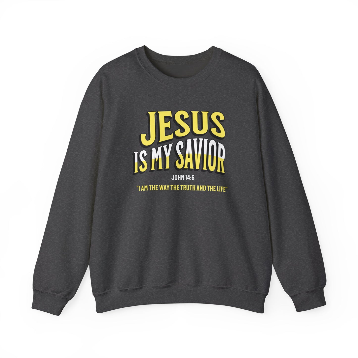 Jesus is my Savior, Faith-Based, Repentance, Unisex Heavy Blend Sweatshirt
