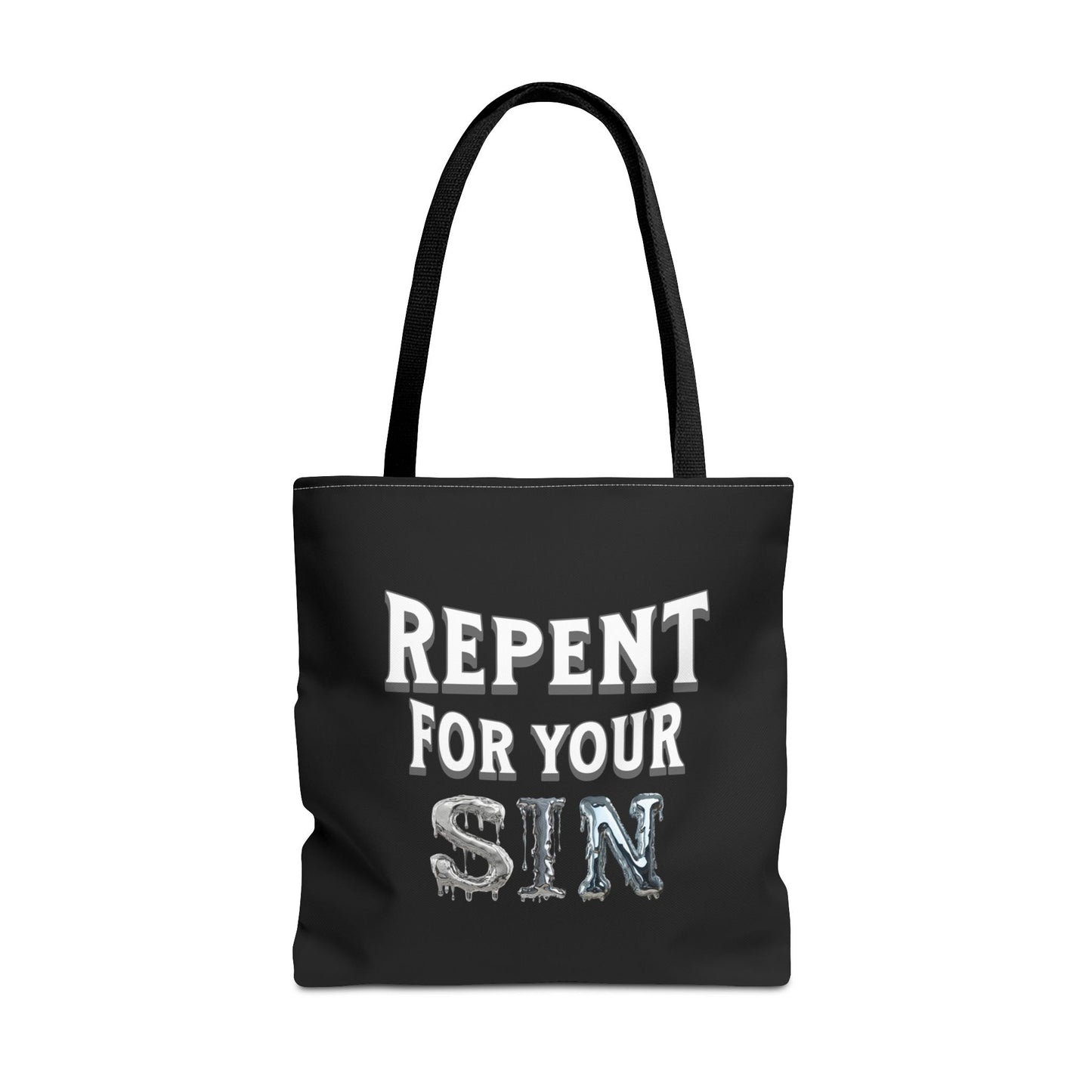 Repent For Your Sin, Christian Tote Bag, Inspirational Christian Gift, Bible Faith