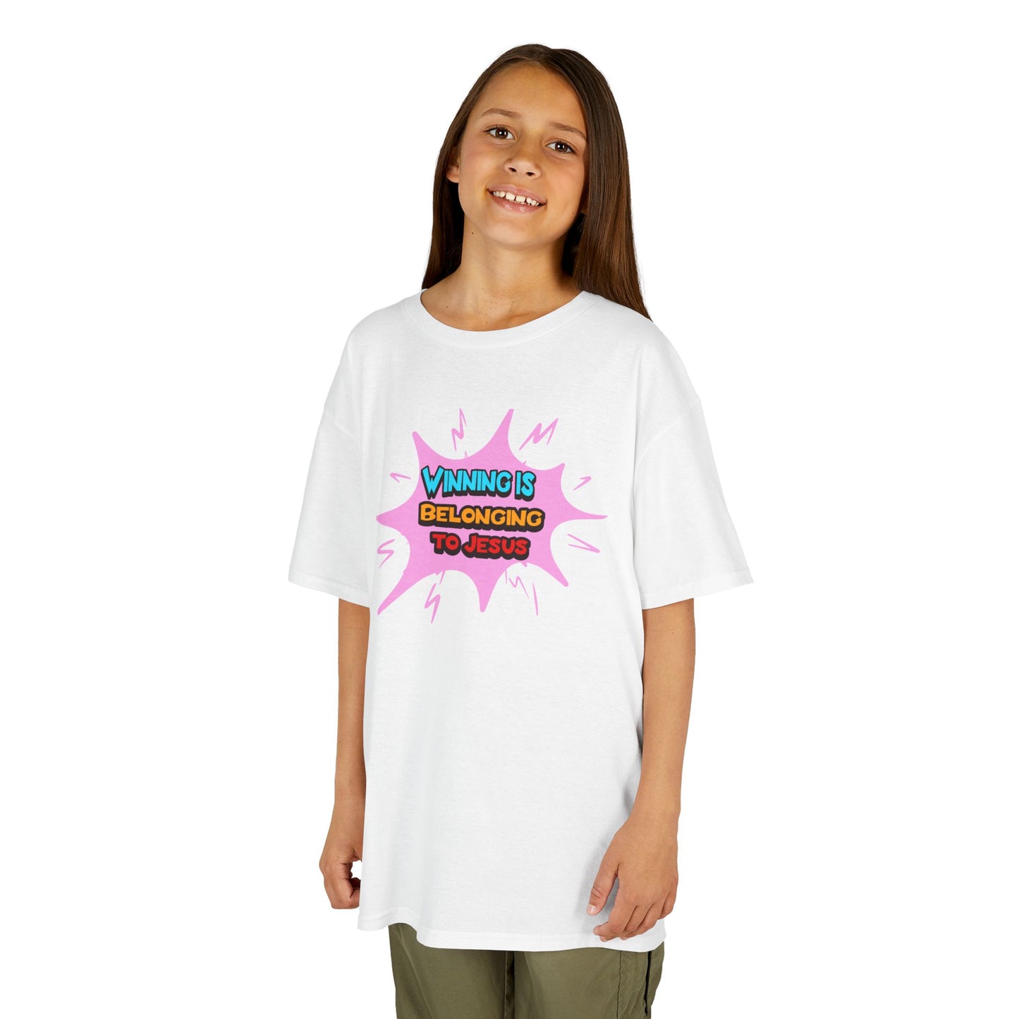 Winning is Belonging to Jesus, Jesus T-Shirt, Inspiration, Jesus, Faith-Based