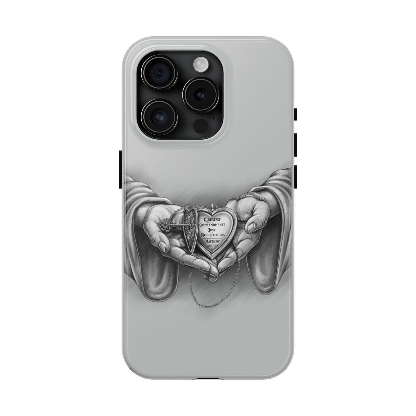 Greatest Commandment: Love God & Others, Phone Case, Christian, Faith-Based