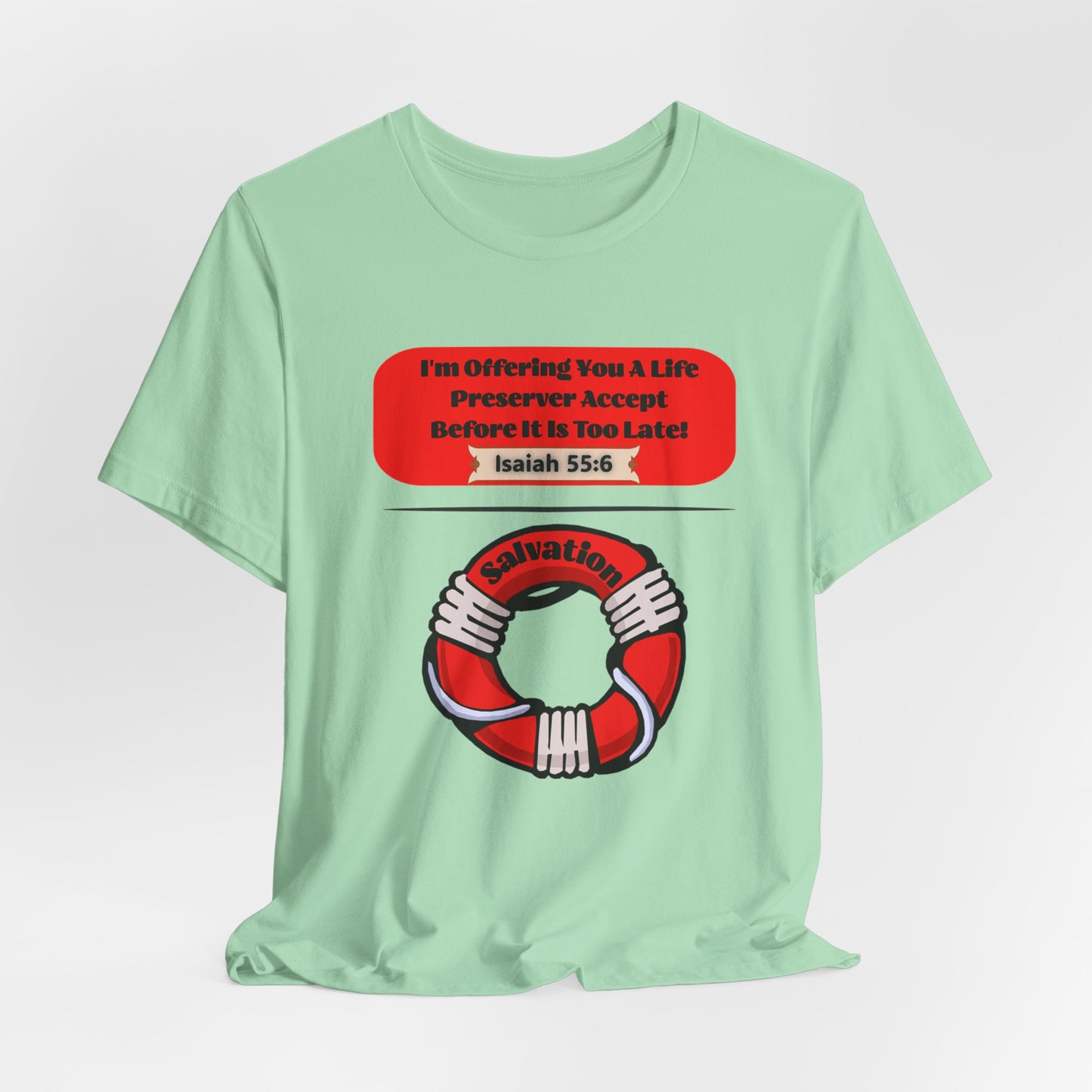 Jesus Offering a Life-Preserver, Faith-Based, Inspiration, Jesus