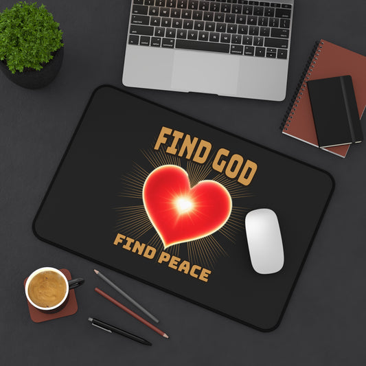 Find God-Find Peace, Faith-Based, Mouse Pad