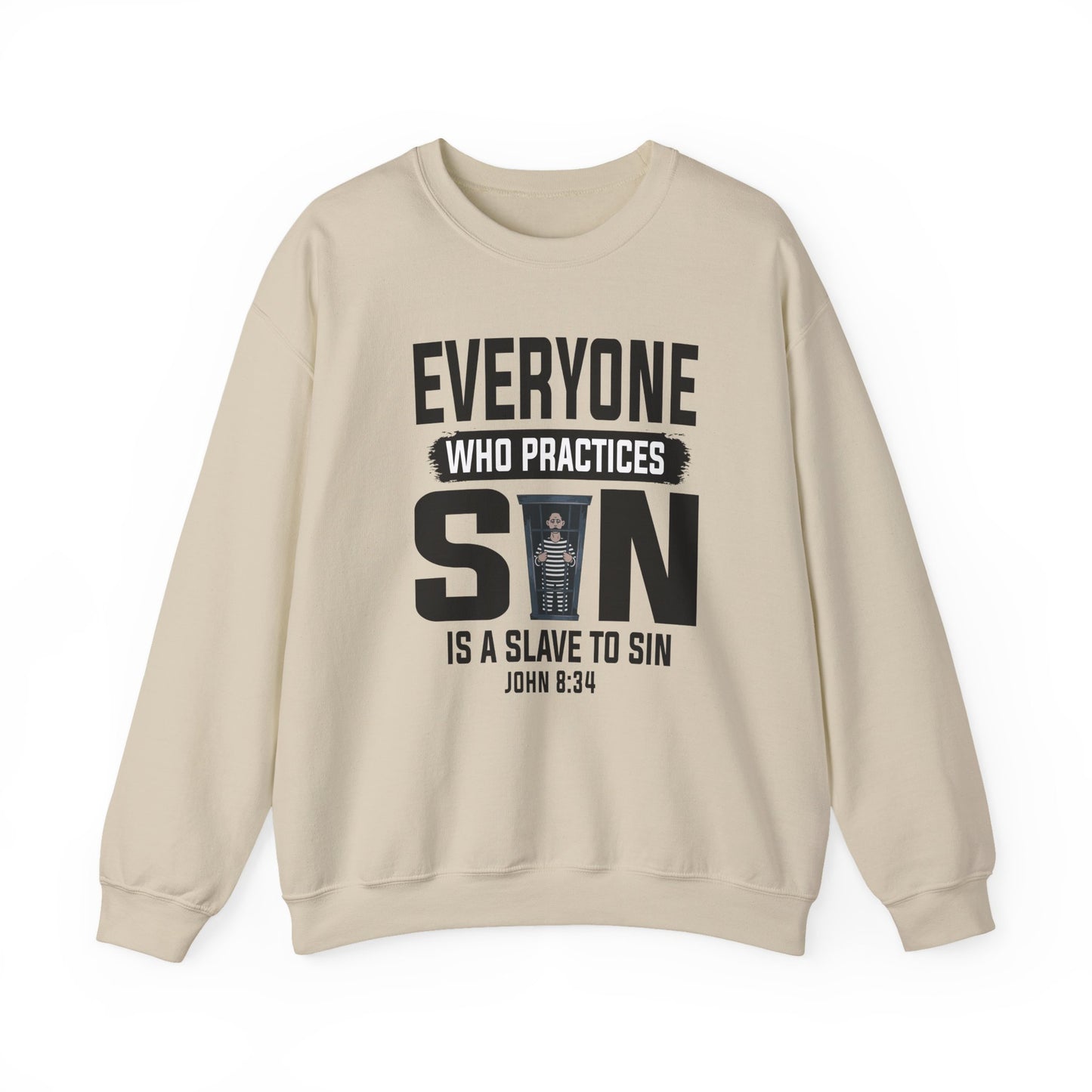 Slave To Sin, Faith-Based, Unisex Heavy Blend Sweatshirt