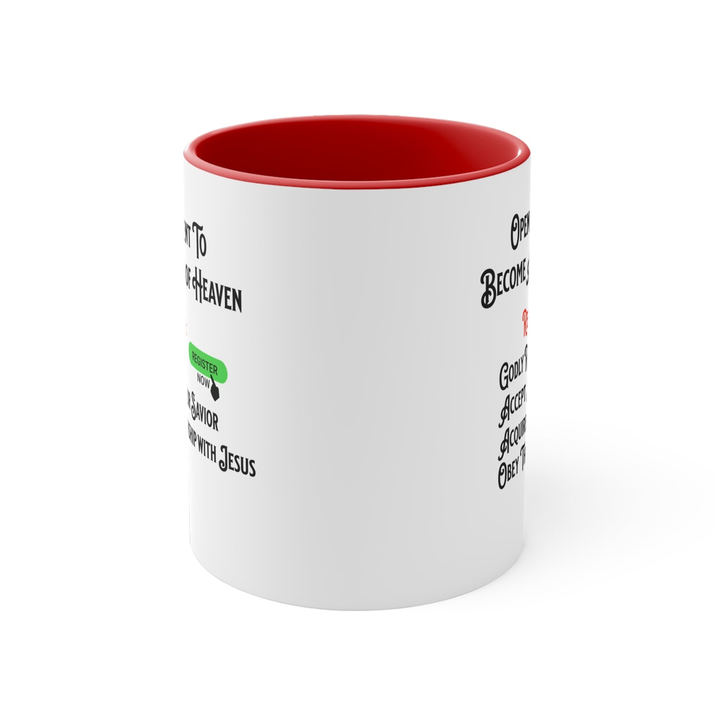 Open Enrollment to Become a Citizen of Heaven, Christian Mug, Ceramic 11 oz, Faith-Based