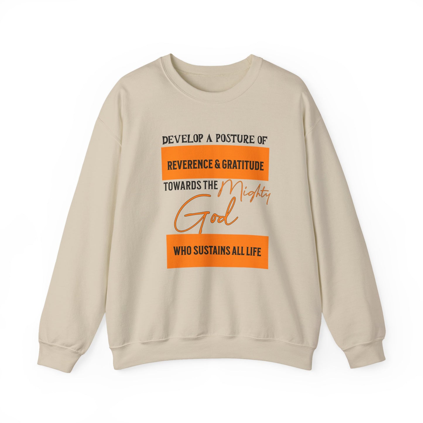 Reverence & Gratitude Faith-Based, Repentance, Unisex Heavy Blend Sweatshirt