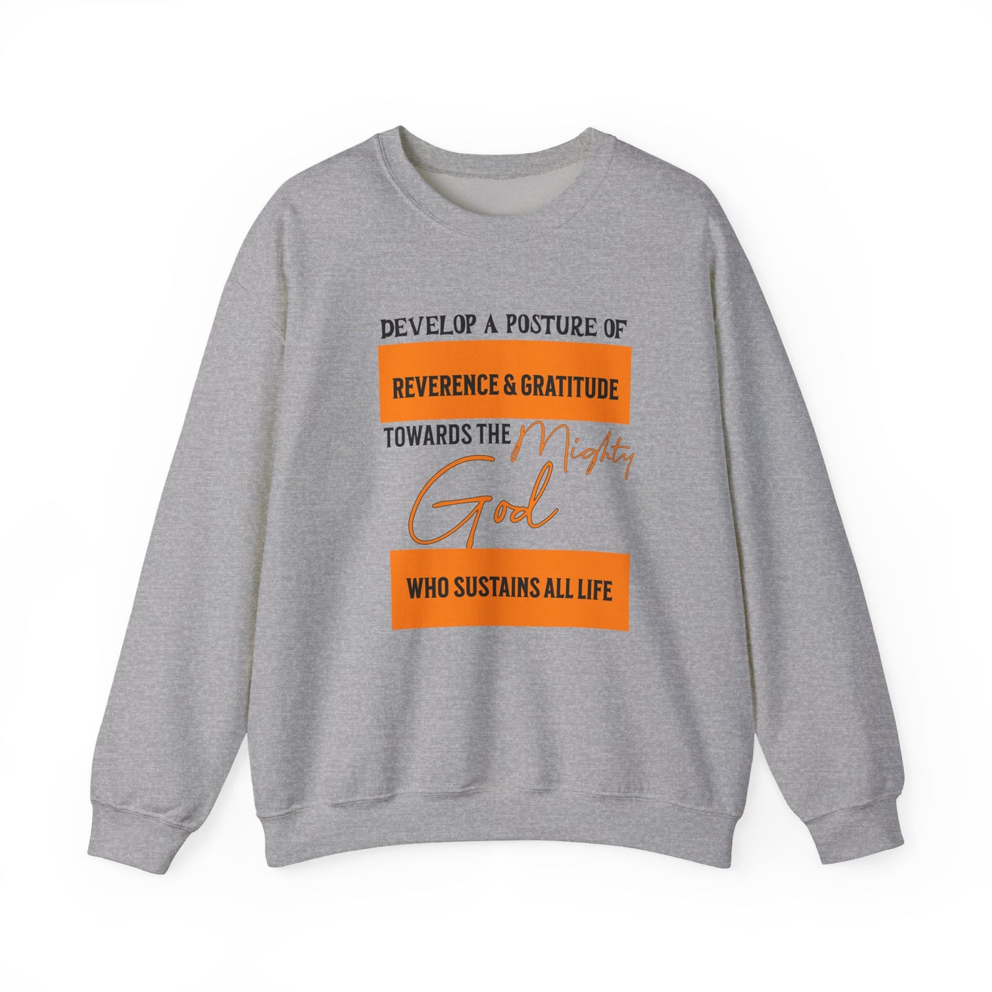 Reverence & Gratitude Faith-Based, Repentance, Unisex Heavy Blend Sweatshirt