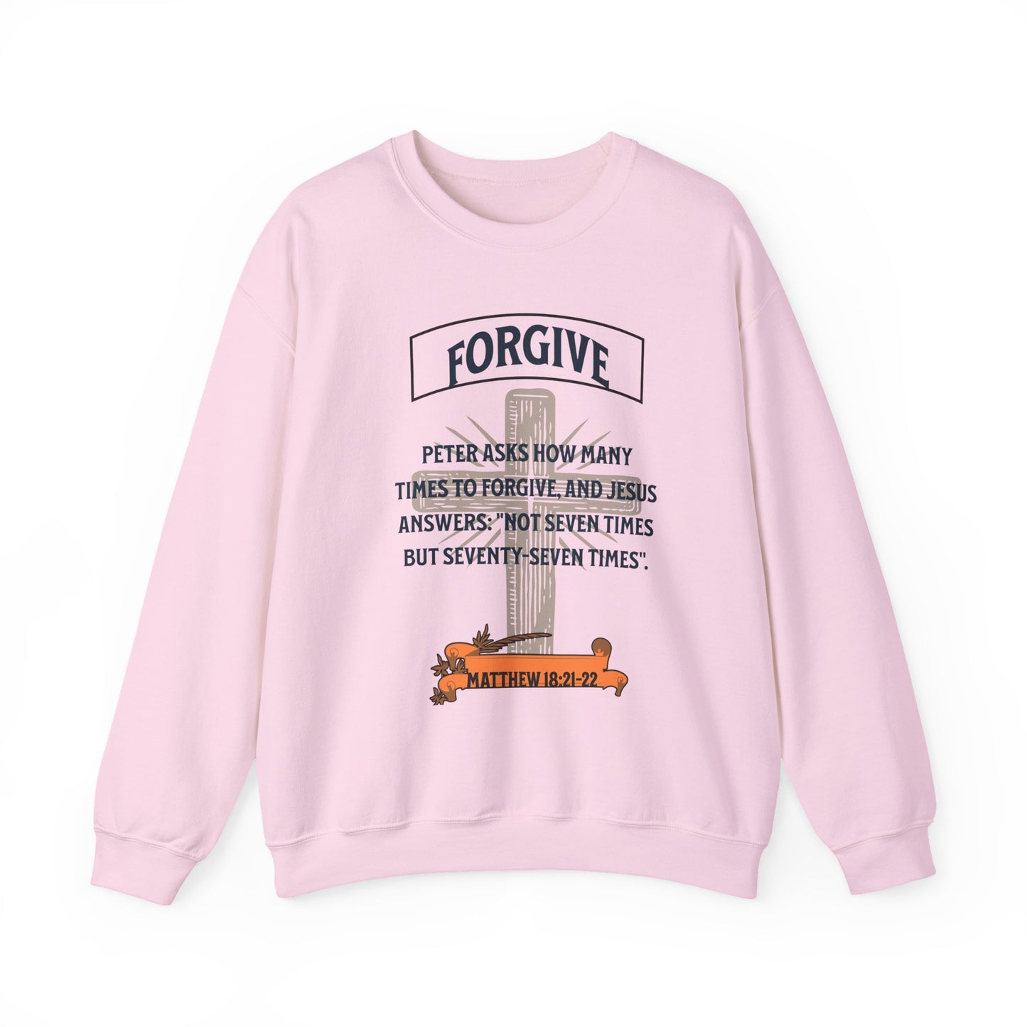 Forgive, Faith-Based, Repentance, Unisex Heavy Blend Sweatshirt