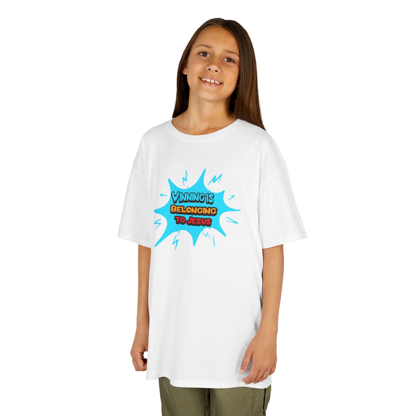 Winning is Belonging to Jesus, T-Shirt, Faith, Inspiration, Jesus, Faith-Based
