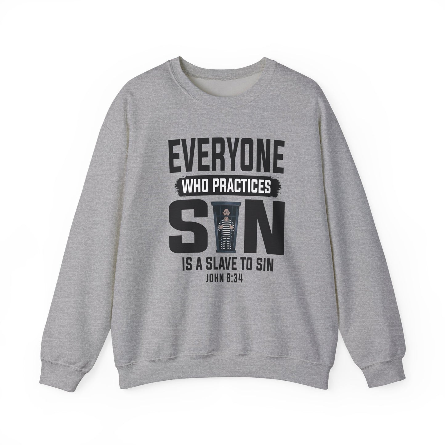 Slave To Sin, Faith-Based, Unisex Heavy Blend Sweatshirt