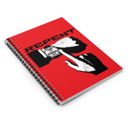 Repent Time is Running Out- Spiral Ruled Journal for Positivity & Gifts