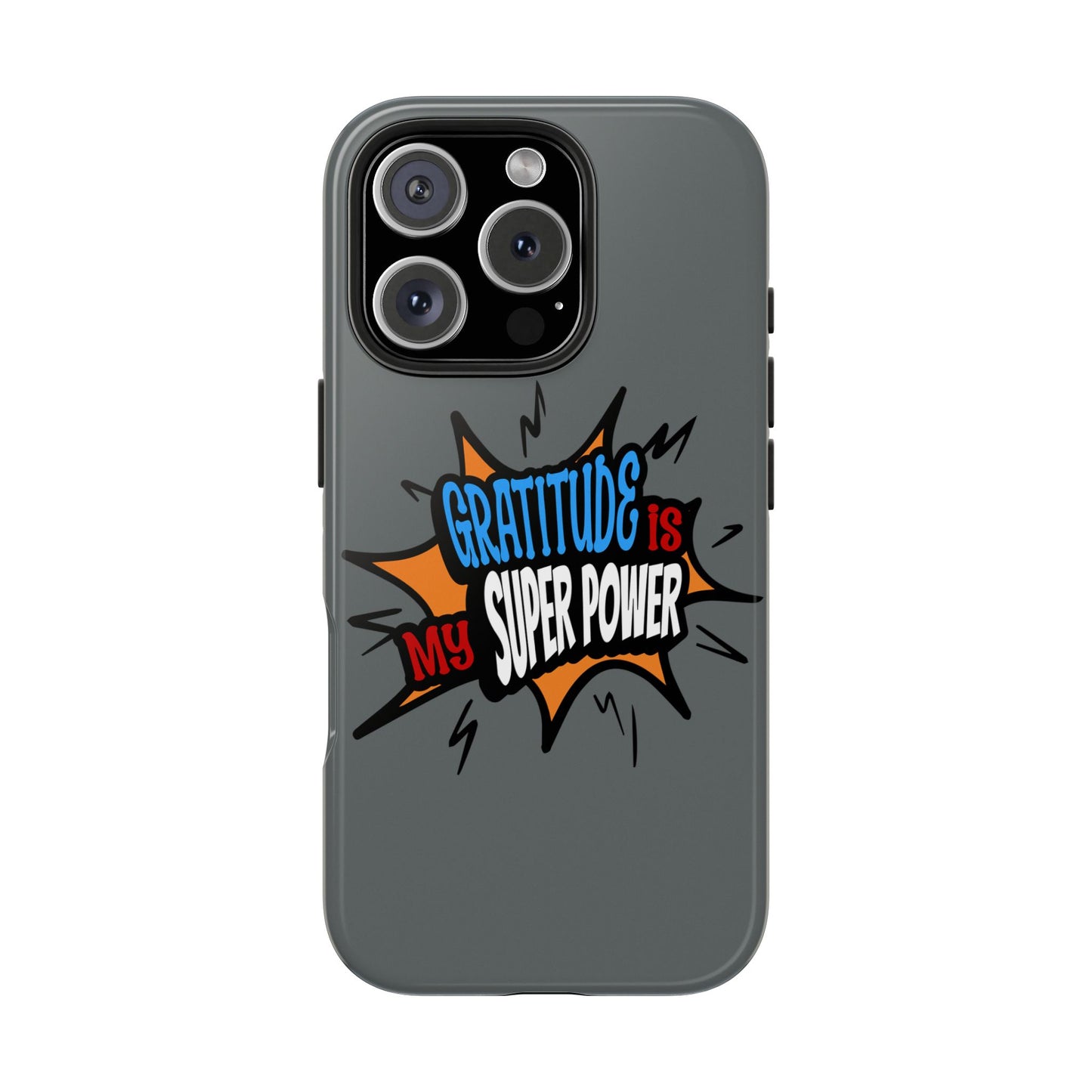 Gratitude is My Superpower, Phone Case, Christian, Faith-Based