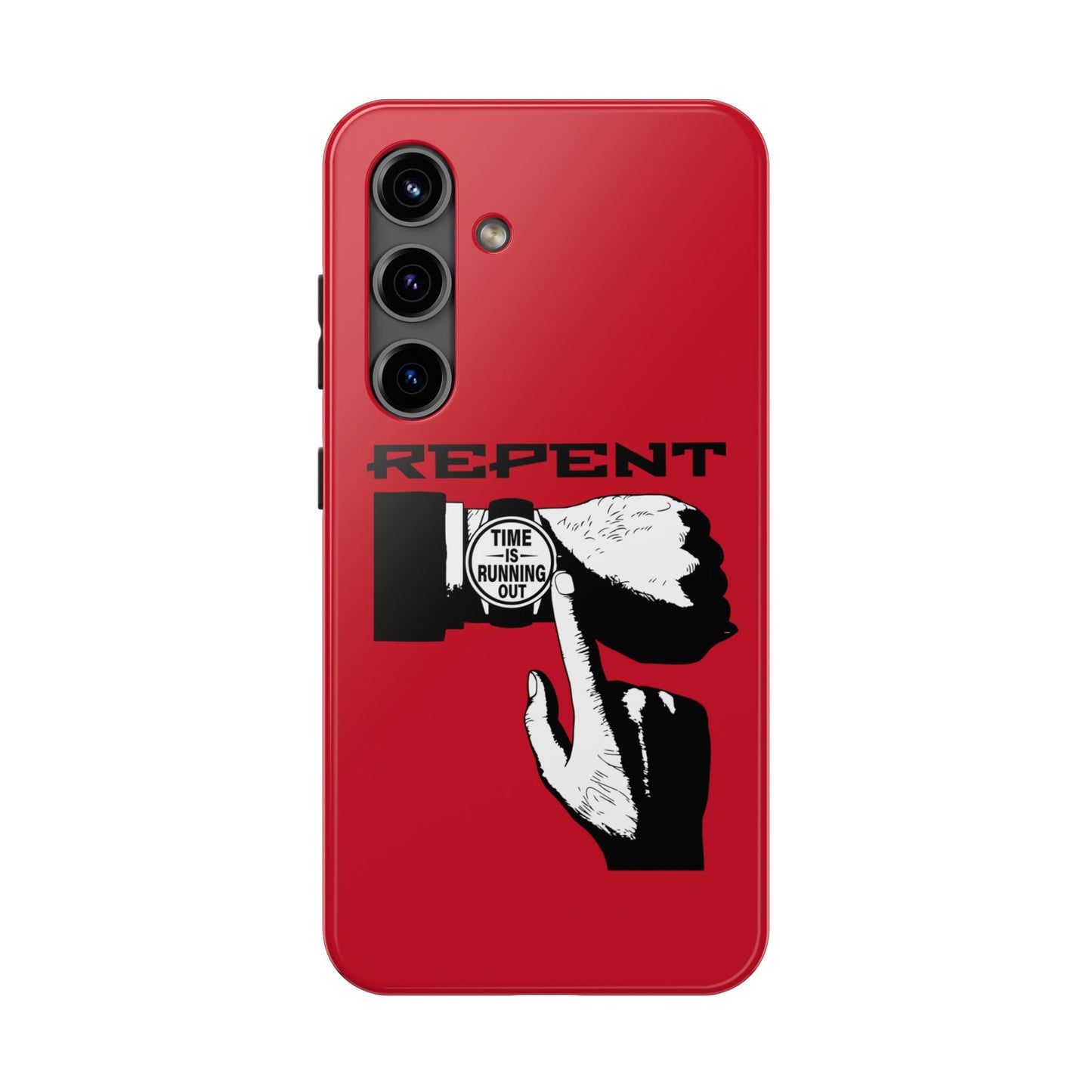 Repent-Time is Running Out, Phone Case, Christian, Faith-Based