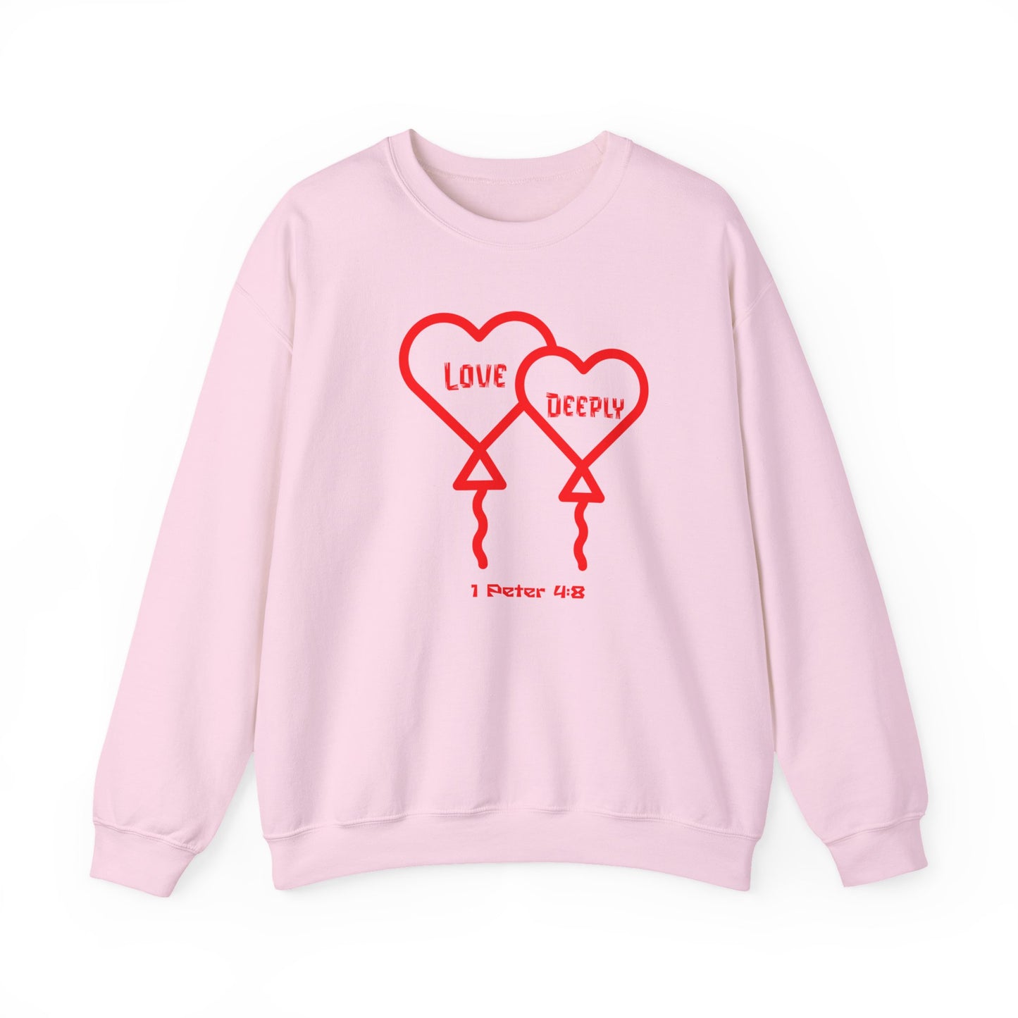 Love Deeply, Faith-Based, Repentance, Unisex Heavy Blend Sweatshirt