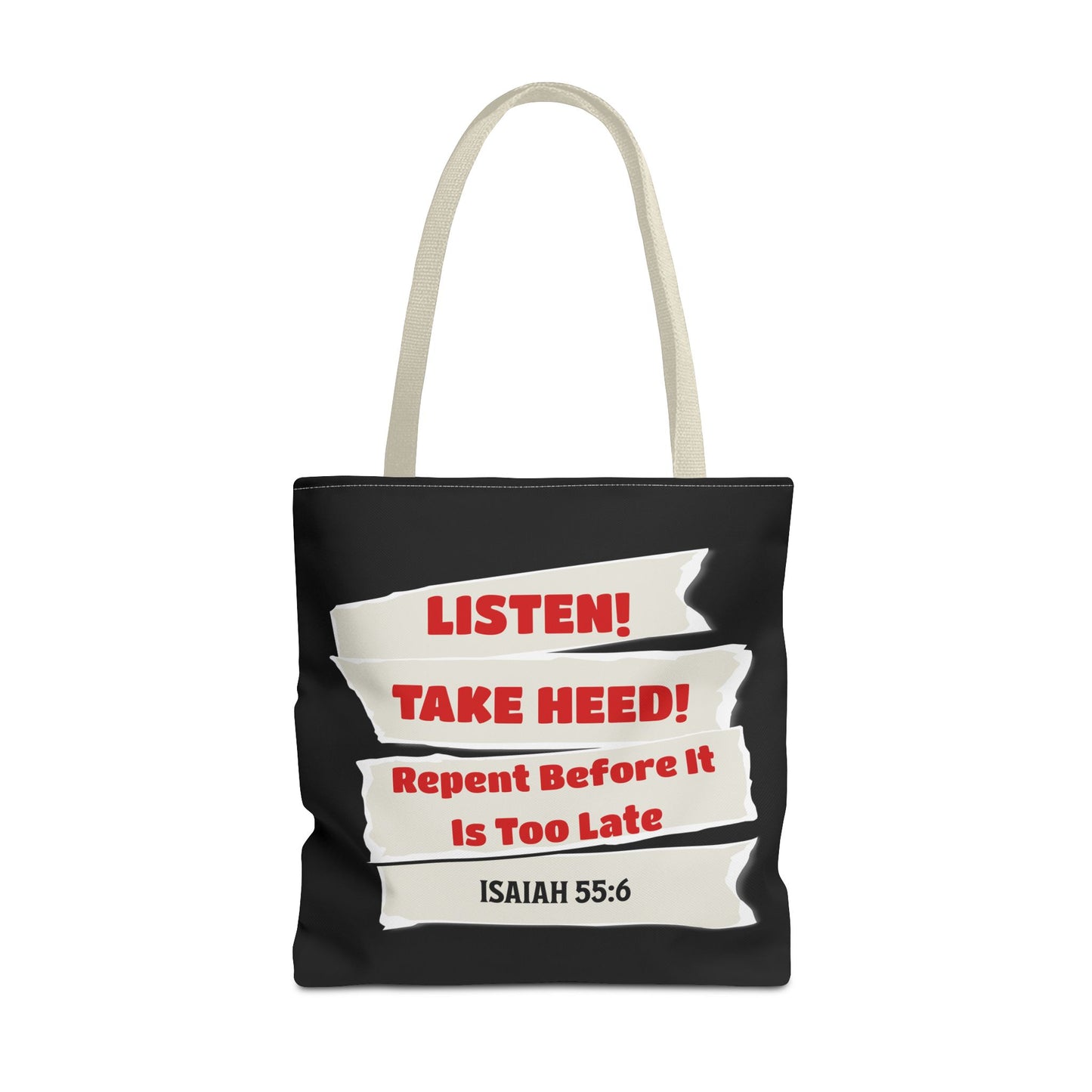 Listen-Take Heed-Repent, Inspirational Christian Gift, Bible Faith