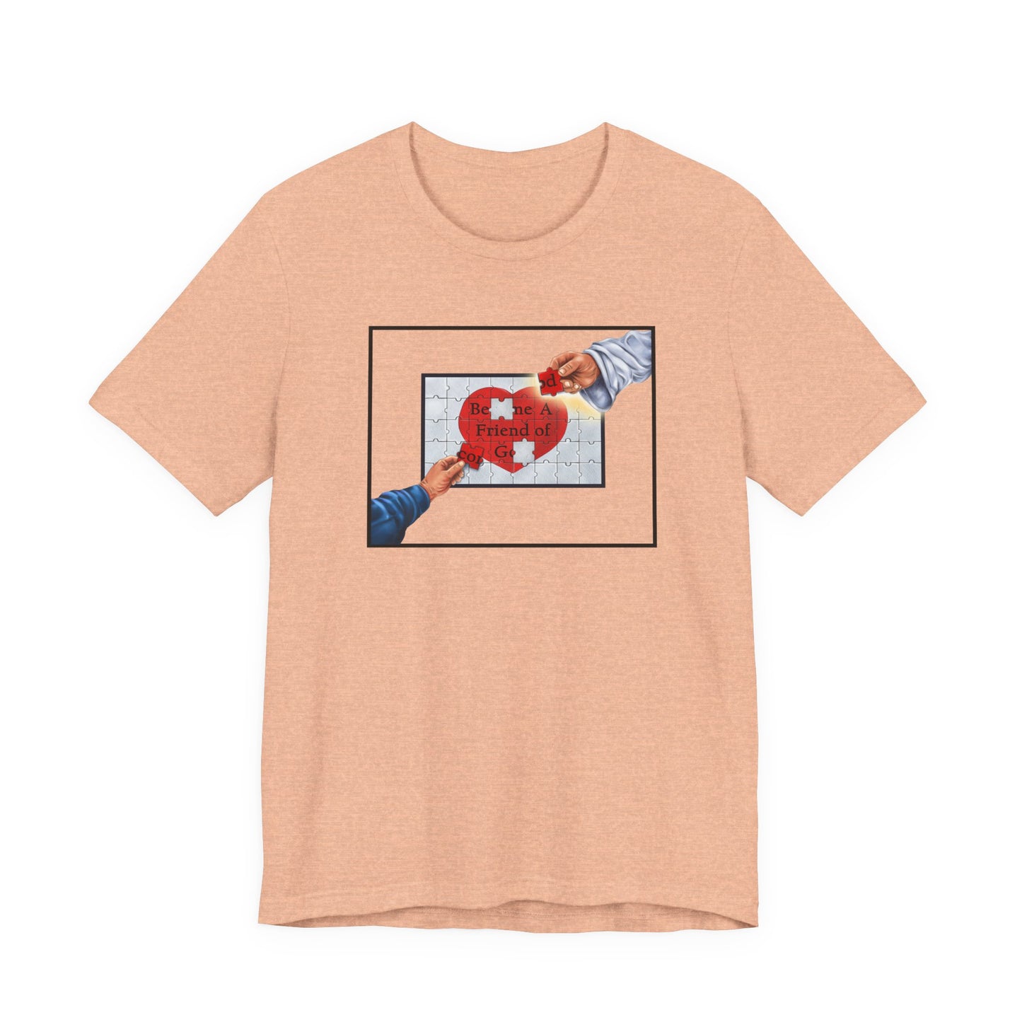 Become A Friend of God Puzzle Design (Mustard), Faith-Based, Christian