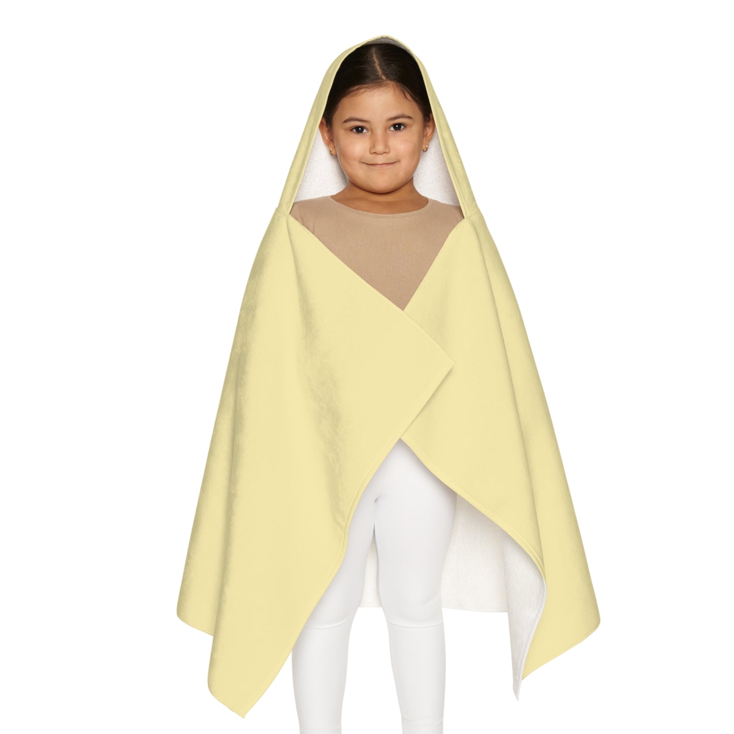 Youth Hooded Towel — Cover Me By Praying Daily to God, Christian Beach & Bath Towel