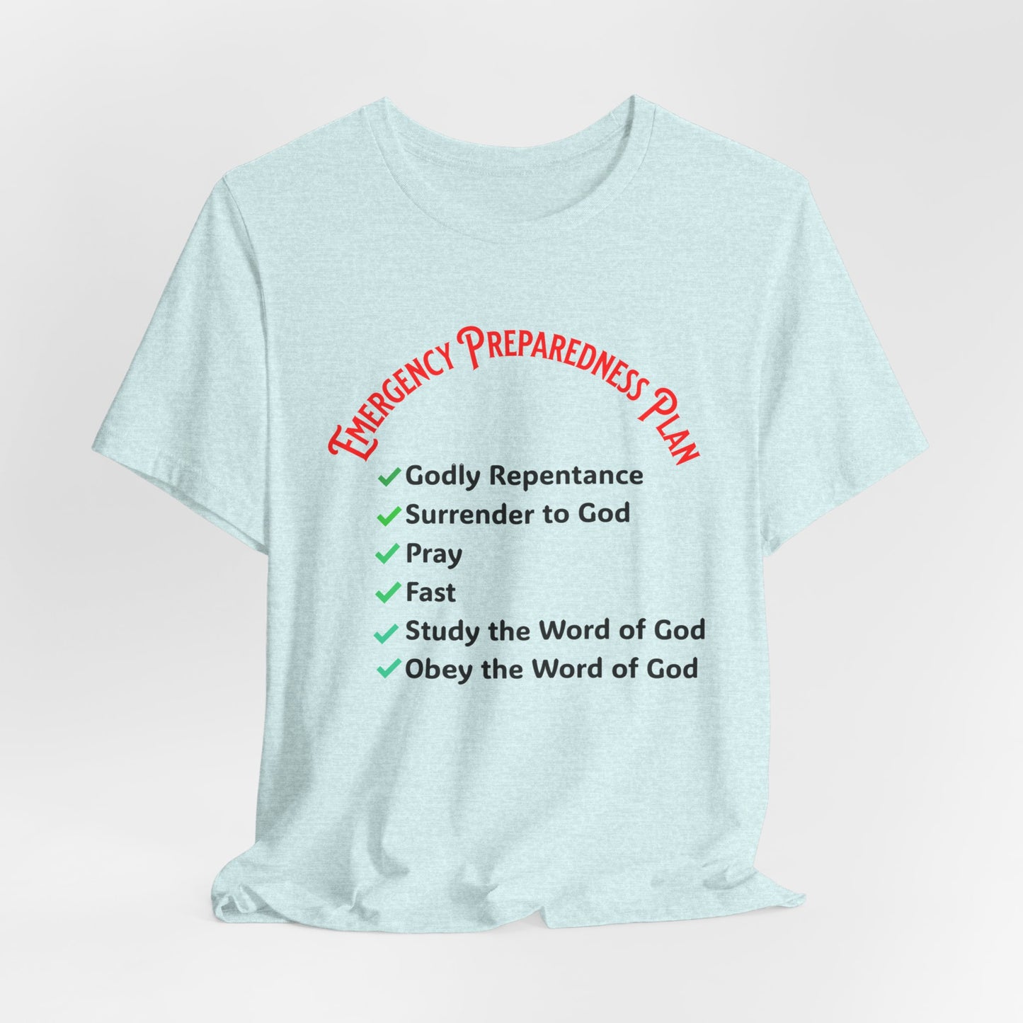 Emergency Preparedness Plan, Faith-Based, Christian