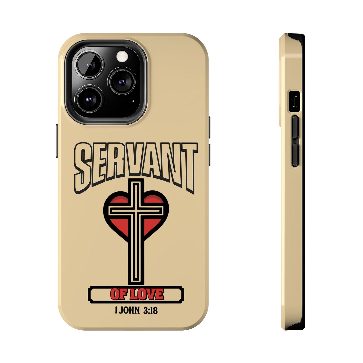 Servant of Love, Phone Case, Christian, Faith-Based