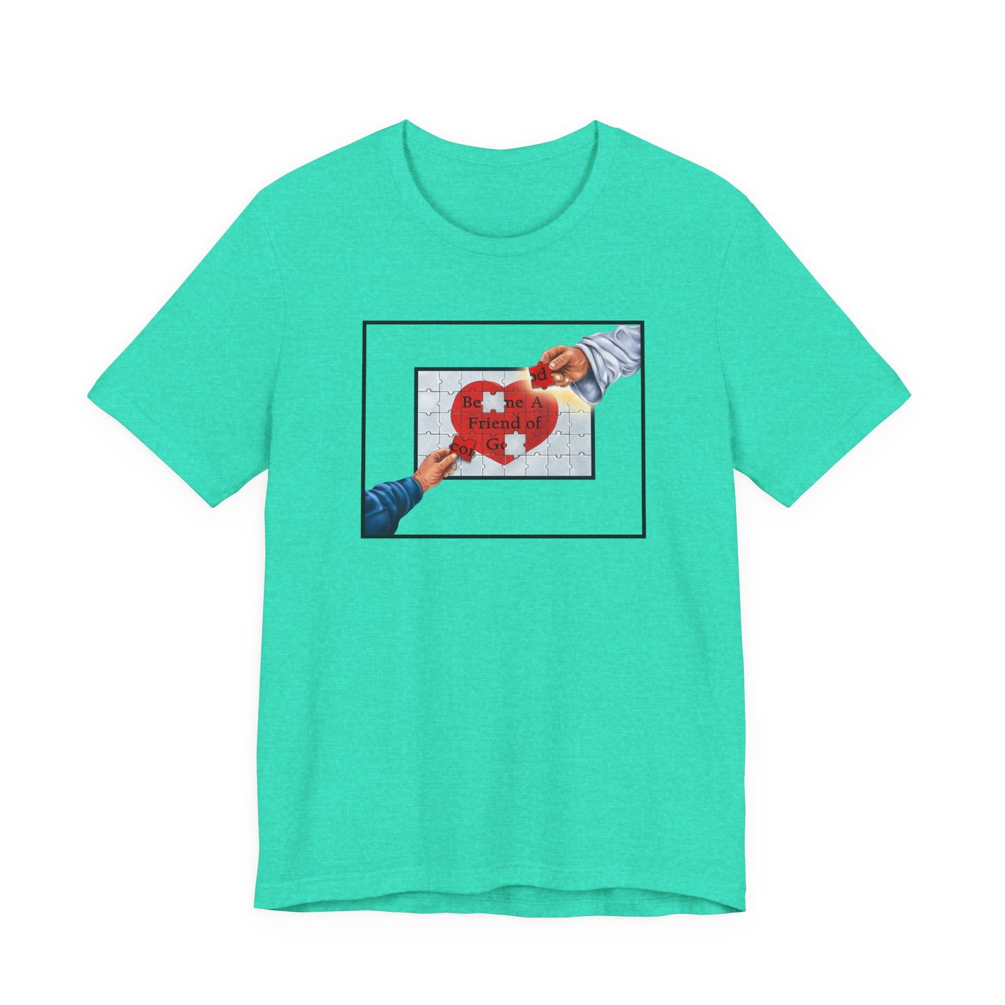 Become A Friend of God Puzzle Design (Mustard), Faith-Based, Christian
