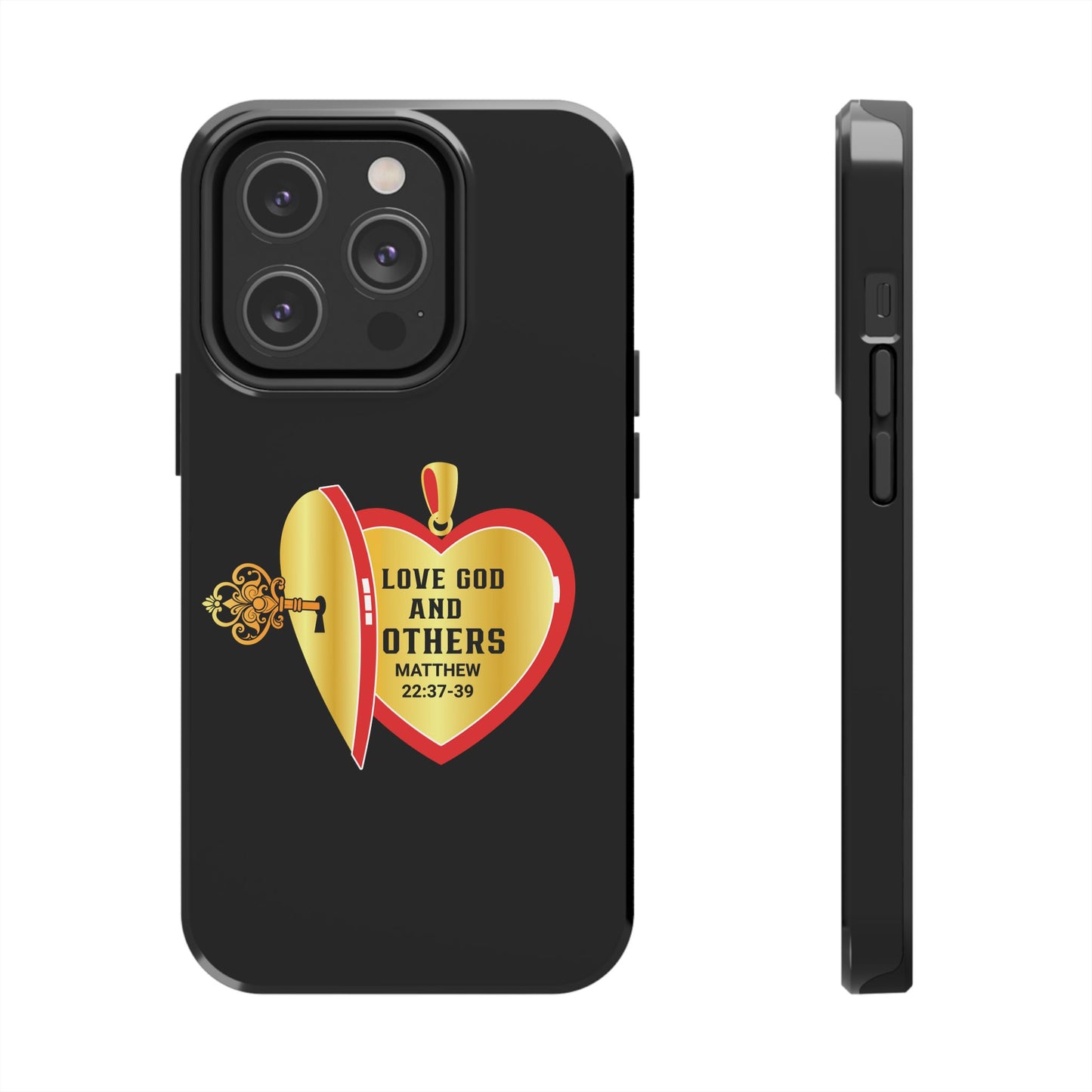 Love God & Others, Phone Case, Christian, Faith-Based