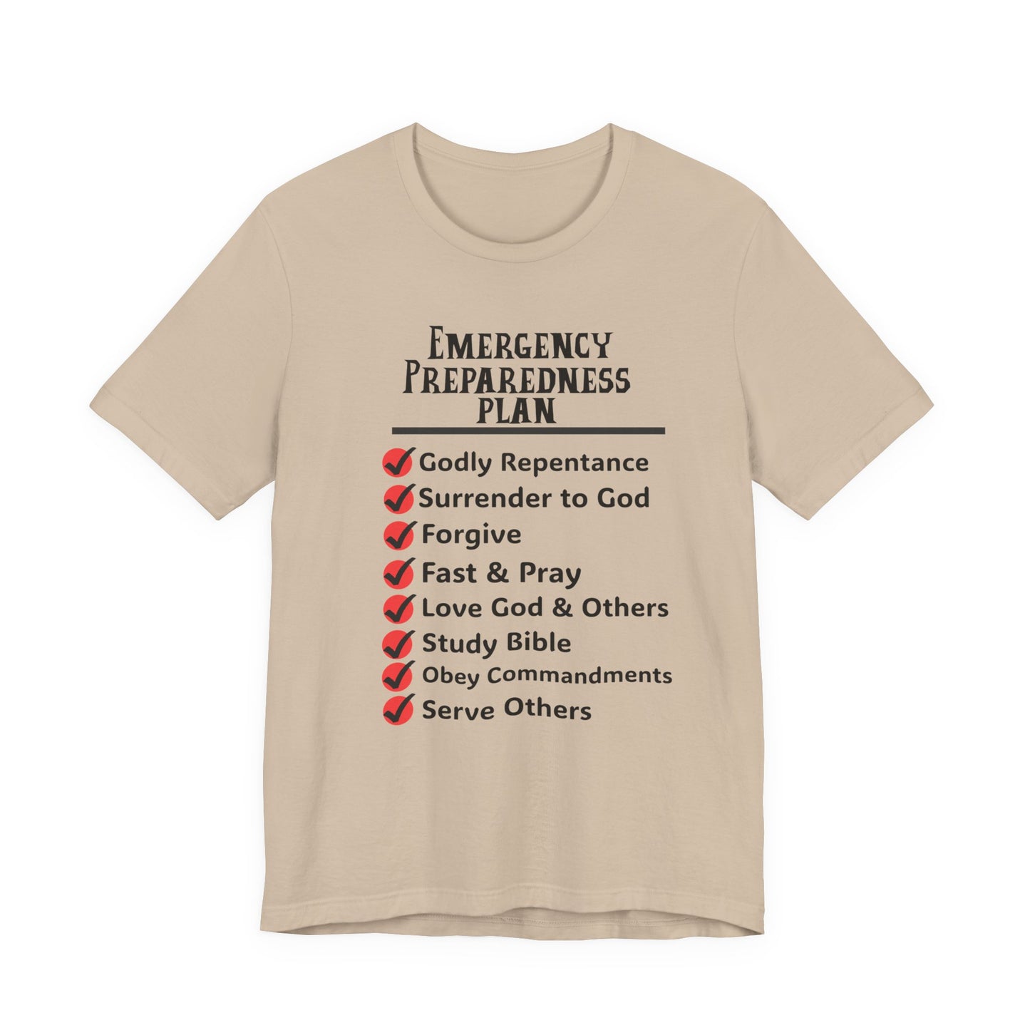 Emergency Preparedness Plan, Faith-Based, Christian