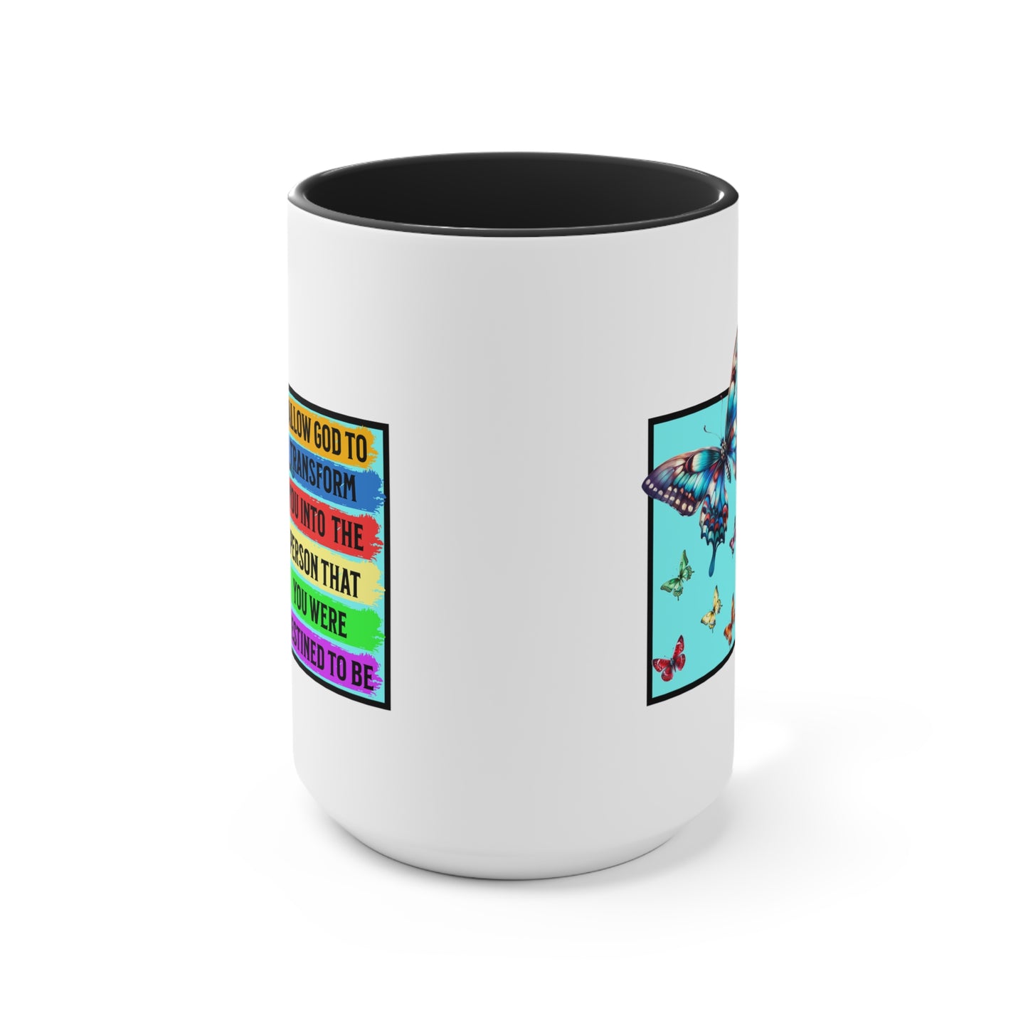 Allow God To Transform You- Motivational Coffee Cup, Faith-Based