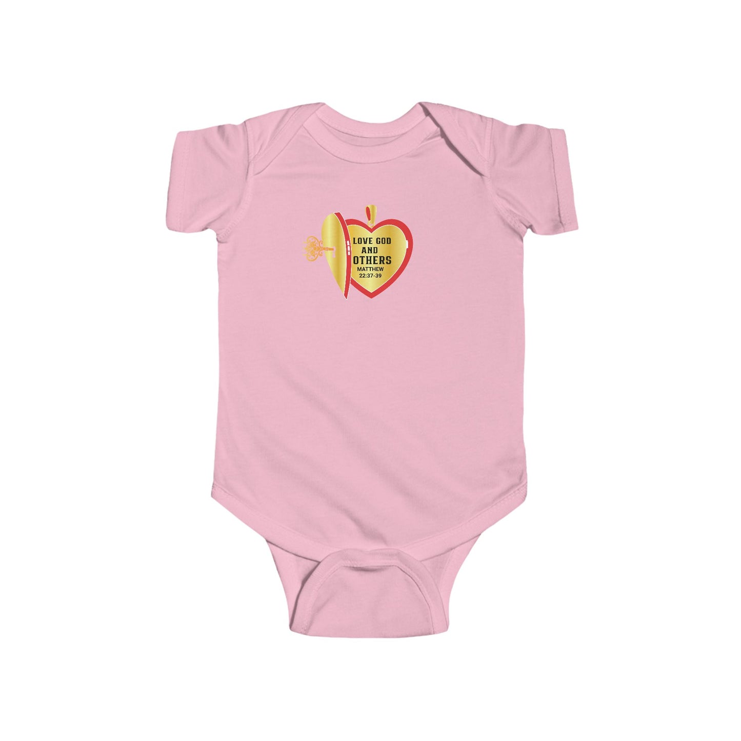 Infant Bodysuit — Love God & Others, Christian T-Shirt, Faith