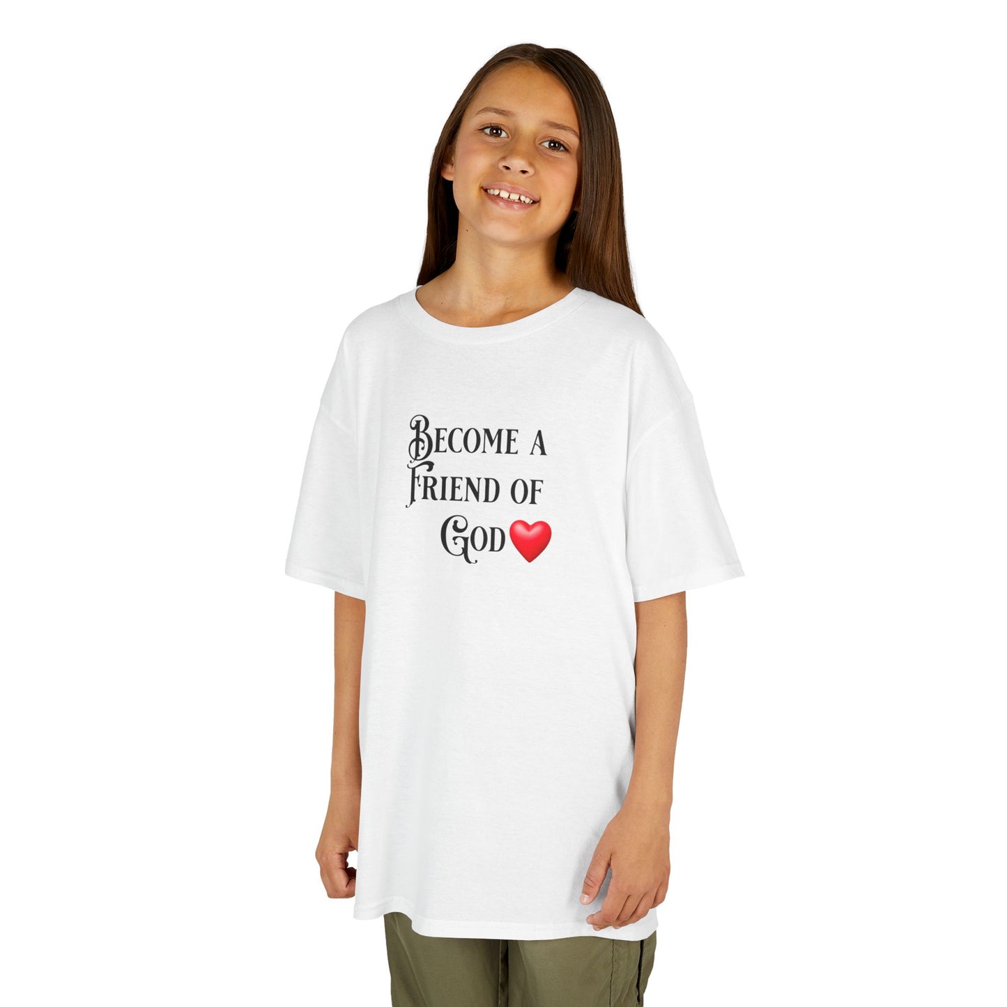 Become a Friend of God, Jesus T-Shirt, Faith, Inspiration, Jesus, Faith-Based