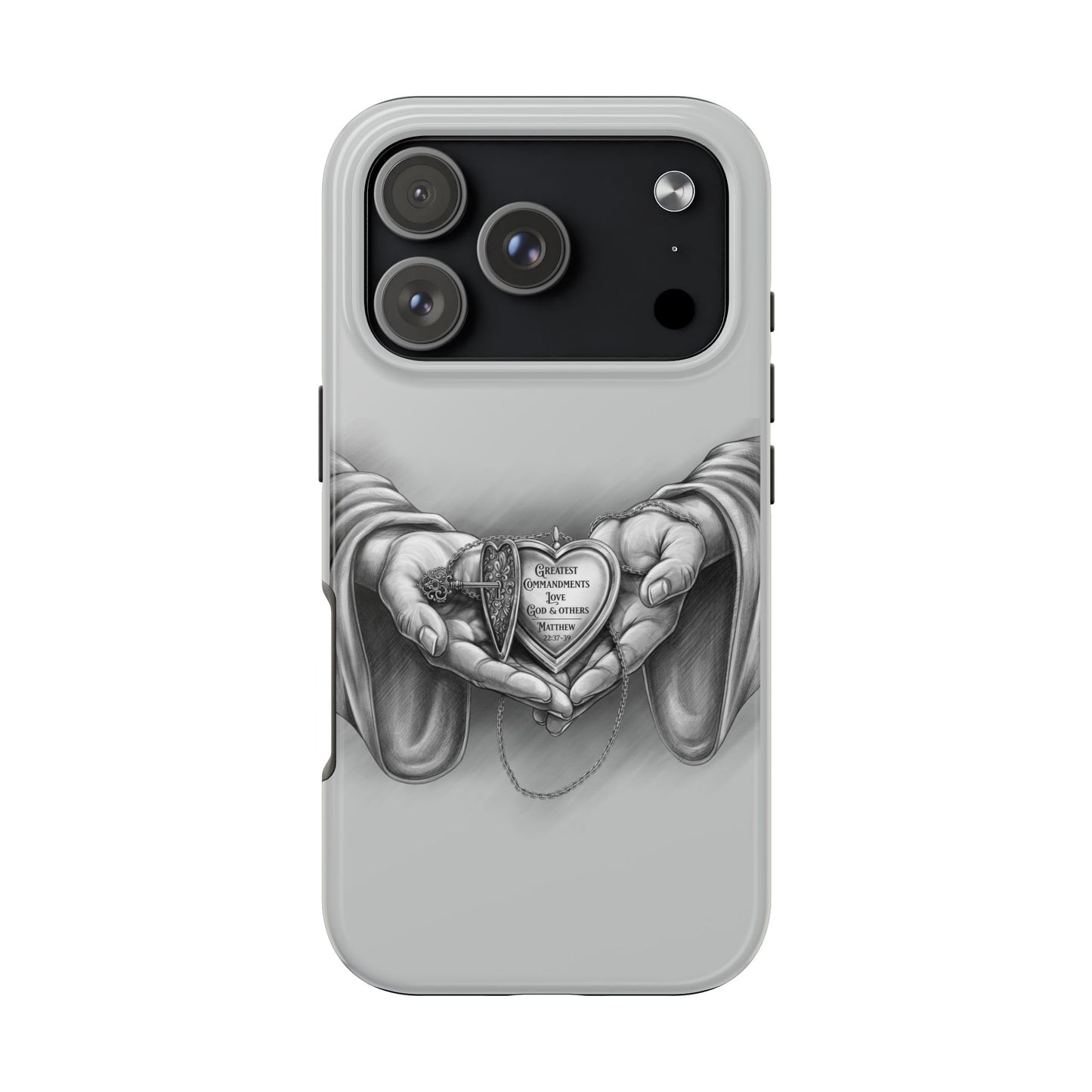 Greatest Commandment: Love God & Others, Phone Case, Christian, Faith-Based