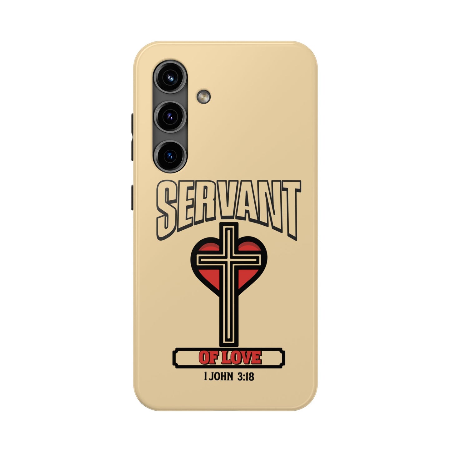 Servant of Love, Phone Case, Christian, Faith-Based