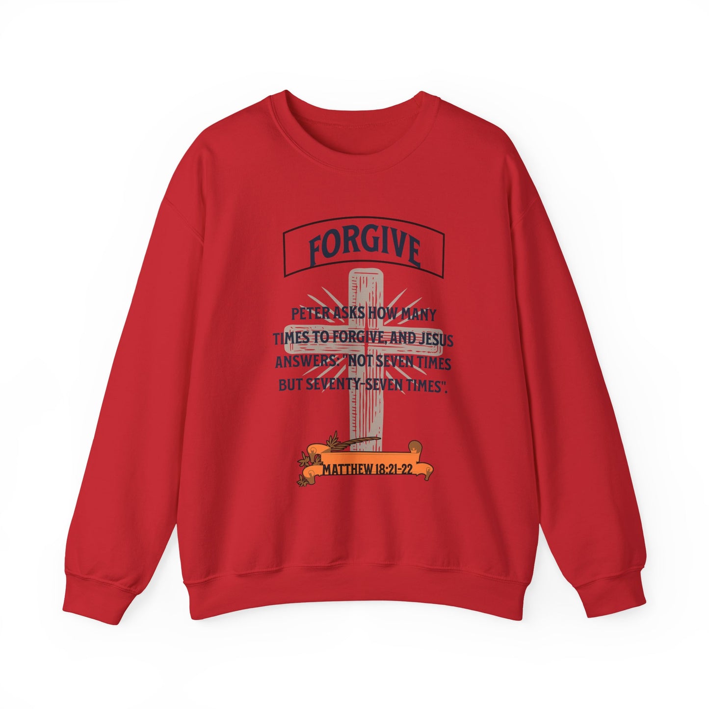 Forgive, Faith-Based, Repentance, Unisex Heavy Blend Sweatshirt
