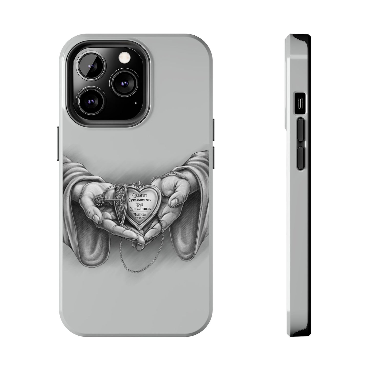 Greatest Commandment: Love God & Others, Phone Case, Christian, Faith-Based
