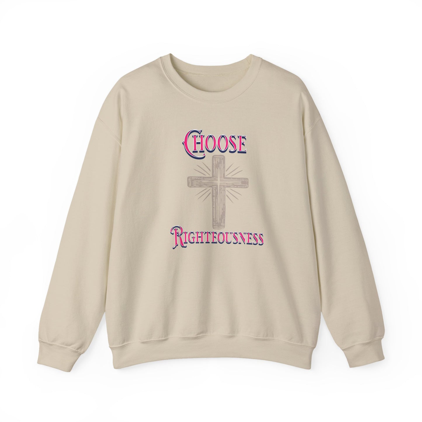 Choose Righteousness, Faith-Based, Repentance, Unisex Heavy Blend Sweatshirt