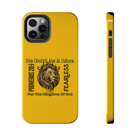 Be Bold For the Kingdom of God, Phone Case, Christian, Faith-Based