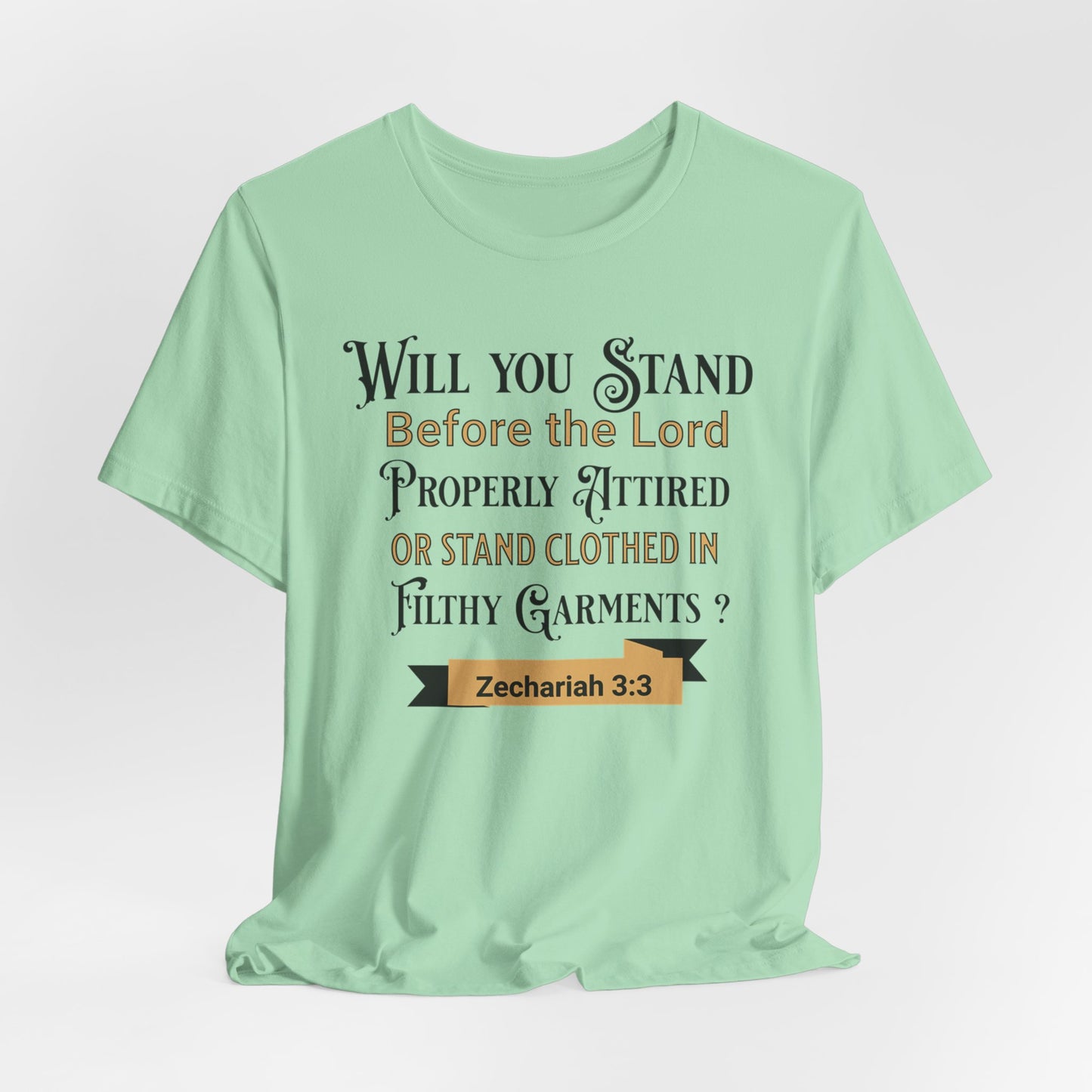 Will You Stand Before the Lord Properly Attired, Christian, Faith-Based, Repentance