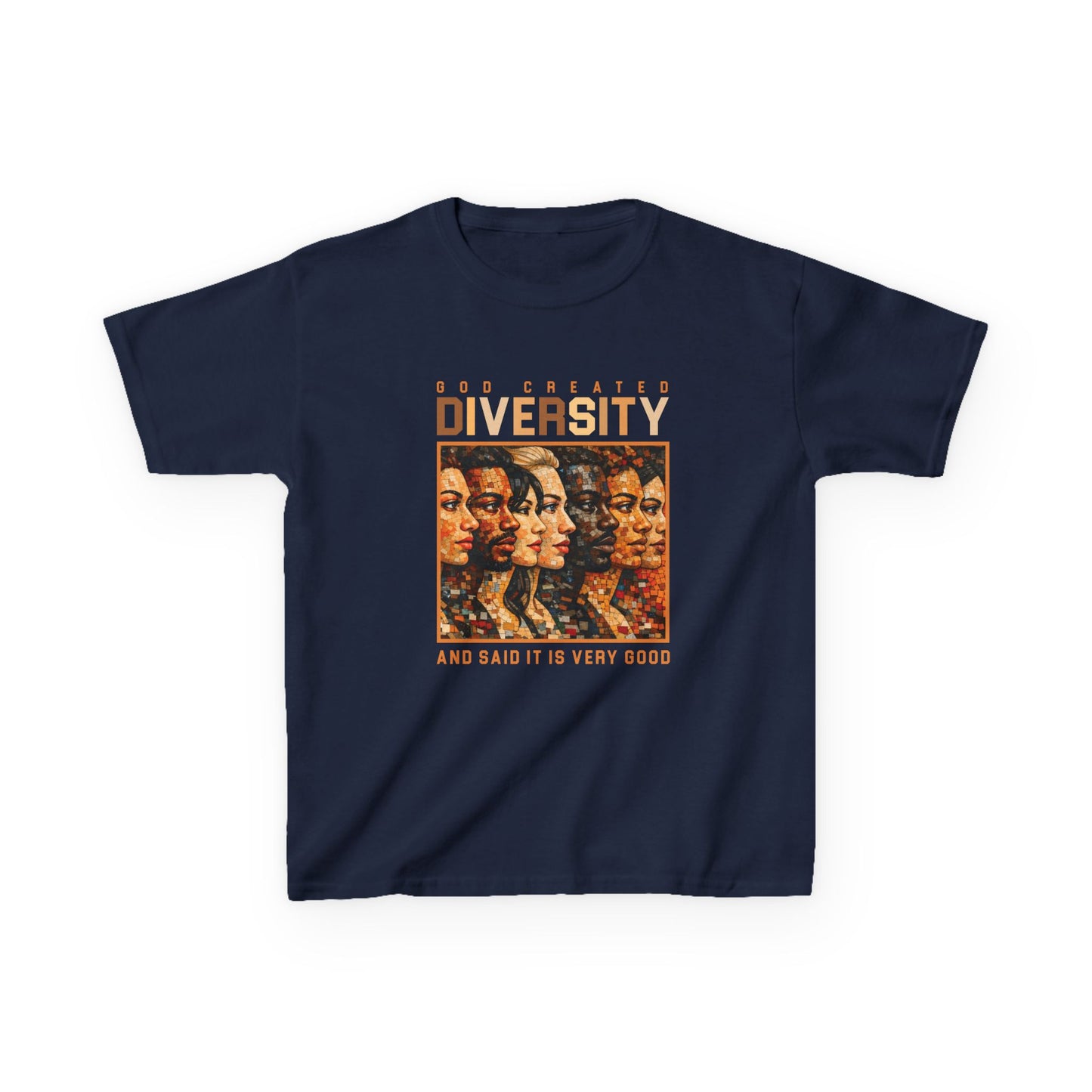 God Created Diversity, Christian, Inspiration, Jesus, Faith-Based