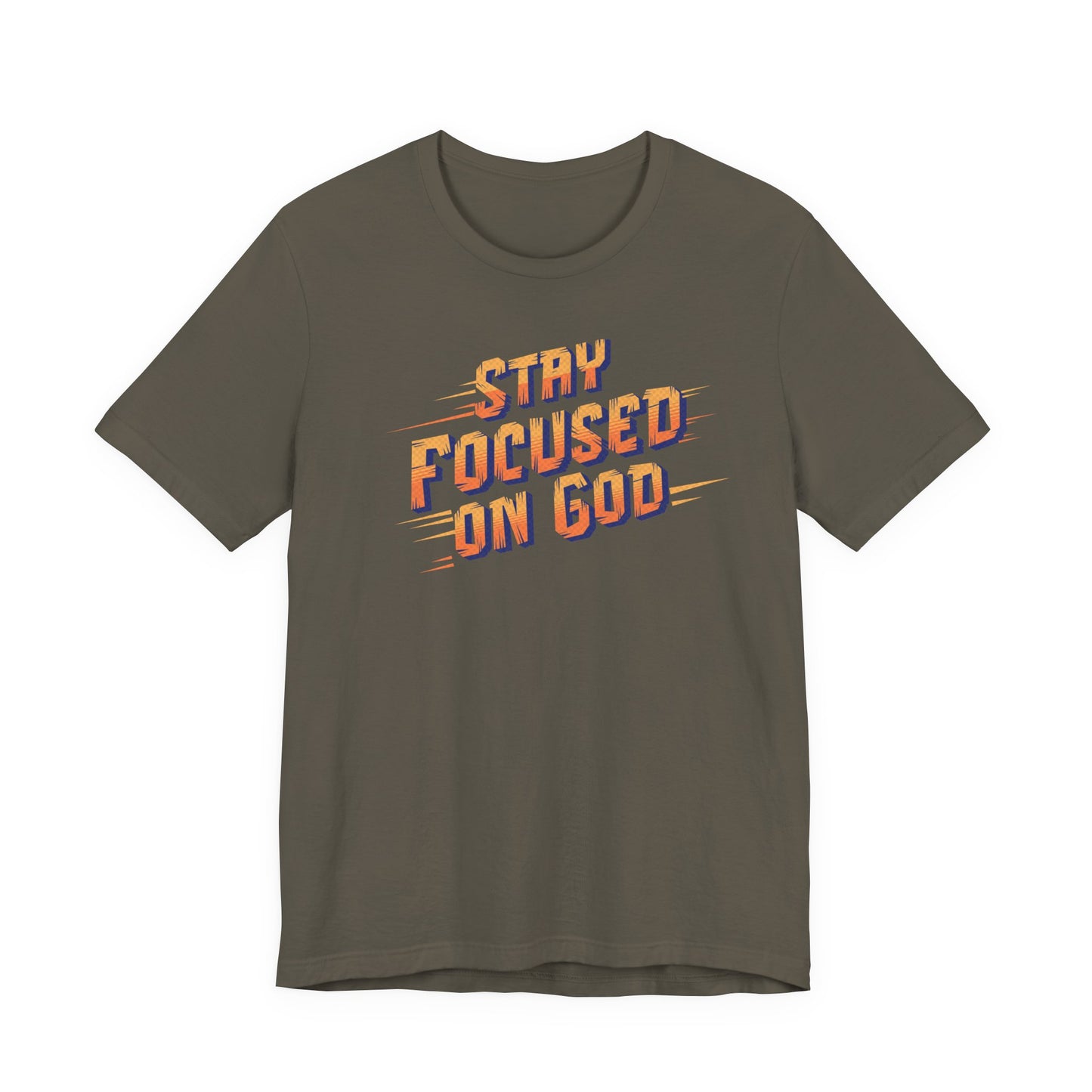 Stay Focused on God, Christian Faith Gift, Faith-Based, Motivational, Inspirational
