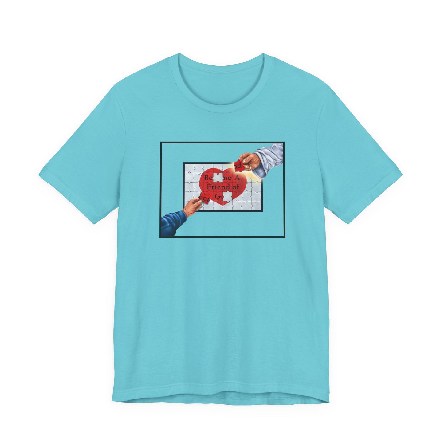 Become A Friend of God Puzzle Design (Mustard), Faith-Based, Christian