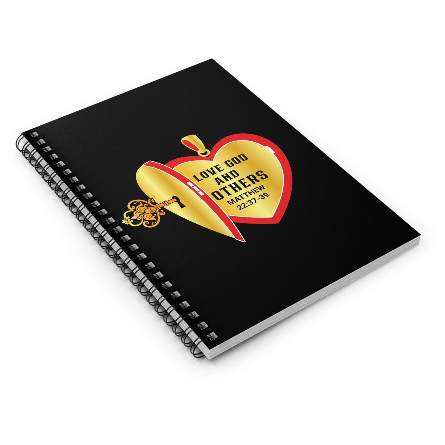 Love God & Others- Spiral Ruled Journal for Positivity & Gifts