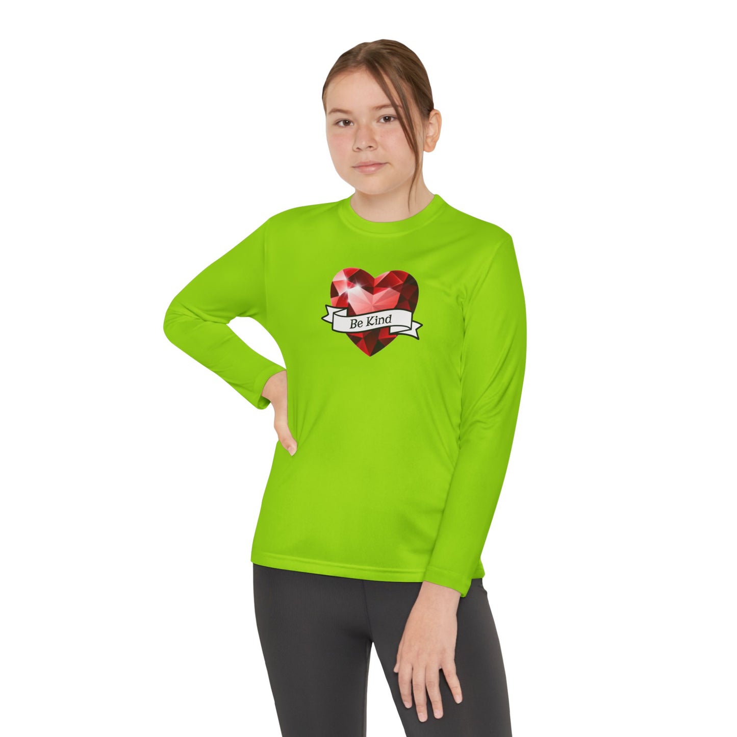 Be Kind, Youth Long Sleeve Tee — Christian, Faith-Based