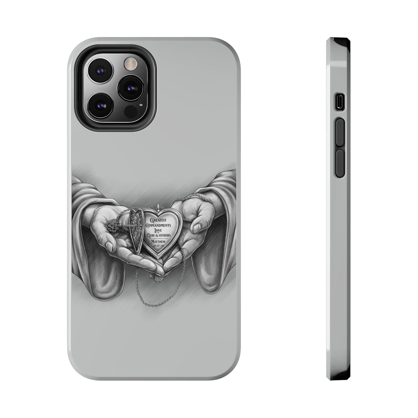 Greatest Commandment: Love God & Others, Phone Case, Christian, Faith-Based