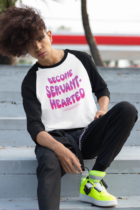 Become Servant-Hearted, Christian T-Shirt, Faith-Based