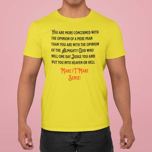 Concerned with the Opinions of Others (Make it Make Sense), Faith-Based, Christian