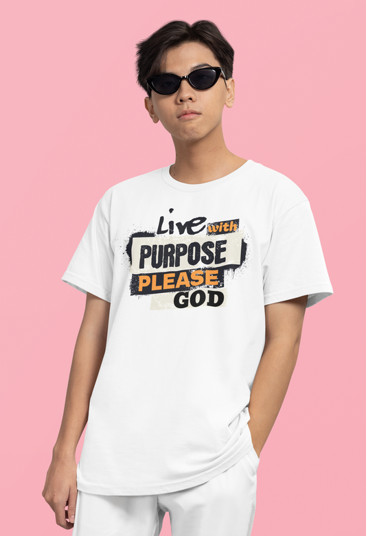 Live with Purpose Please God, Faith, Inspiration, Jesus, Faith-Based